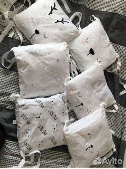 Бортики в детскую кроватку