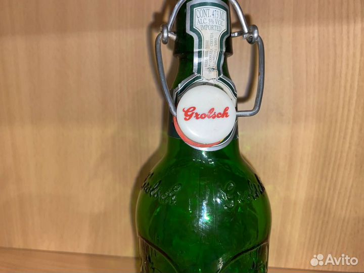 Коллекционная бутылка grolsch гролш 99 год