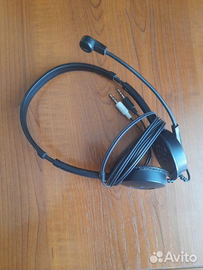 Стереонаушники с микрофоном philips