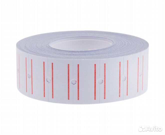 Этикет-лента 21х12 мм, белая, 600 этикеток, 5 шт