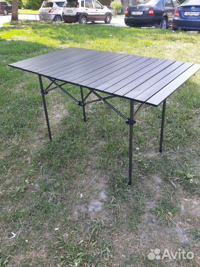 Раскладной стол реечный 120х55х50см