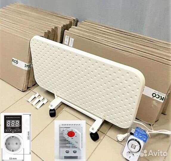 Обогреватель Кварц 500 с термостатом (за отд. пл.)