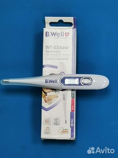 Термометр электронный b.well wt-03 base
