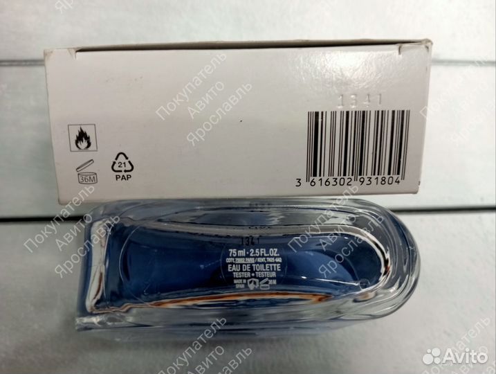 Lacoste live 75 мл туалетная вода тестер