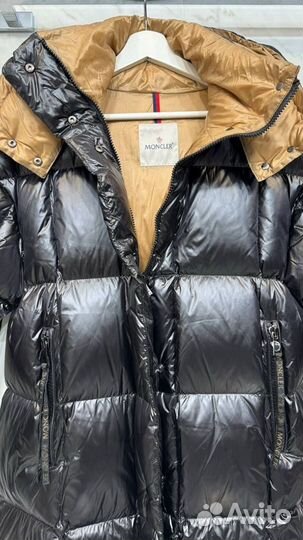 Пуховик moncler женский длинный