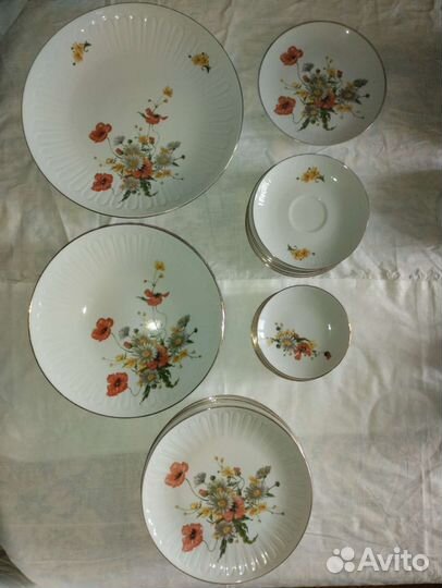 Набор посуды не полный