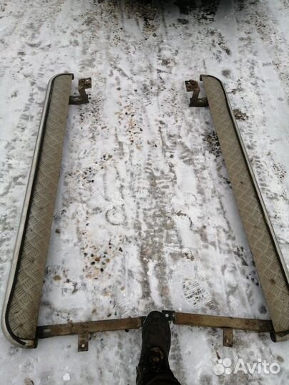 Пороги (подножки) на рено koleos