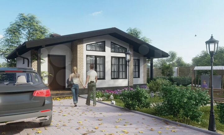 Дом 60 м² на участке 8 сот.