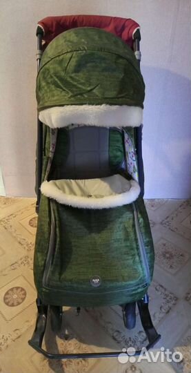 Санки коляска nika