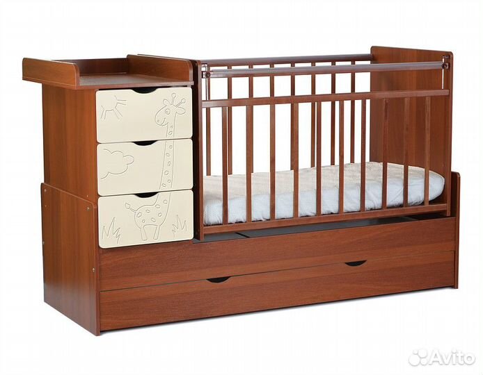 Детская кроватка-трансформер скв-Компани скв-5 Жир