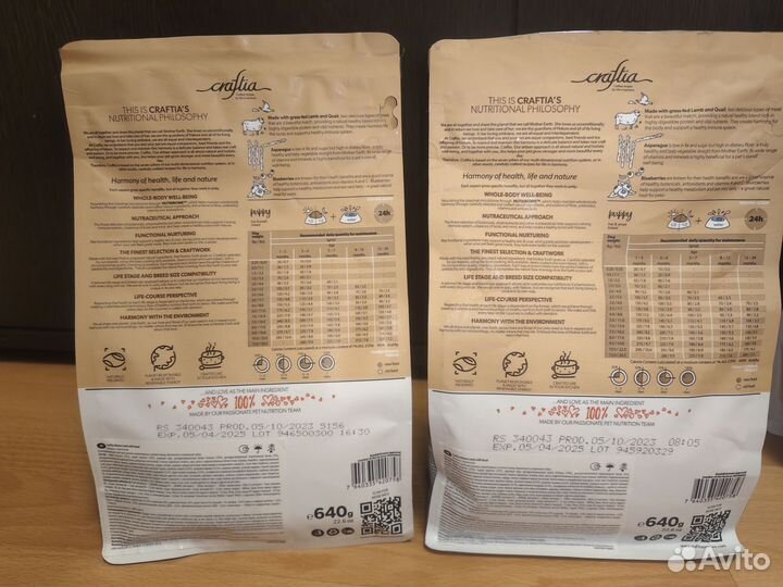 Сухой корм для щенков Craftia