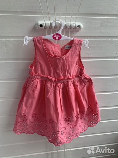 Летние вещи на девочку пакетом 12-18 мес