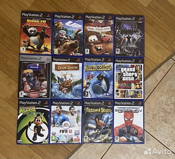 Игровые диски на ps2