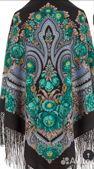 Павловопосадский шерстяной платок