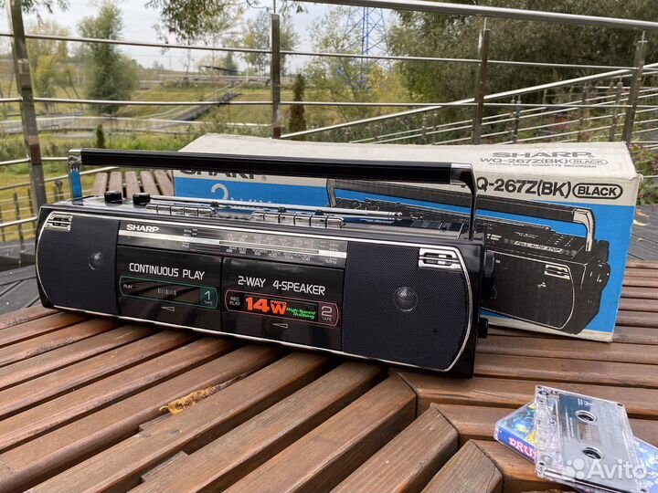 Магнитофон Sharp WQ-267z черный