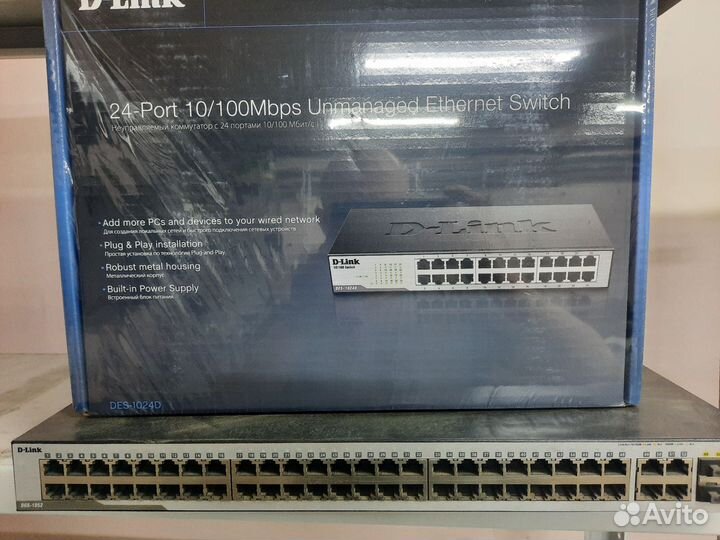 Коммутатор dlink dgs 1052 des 1024