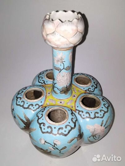 Китайская ваза, Китай XIX век, фарфор, Цяньлун