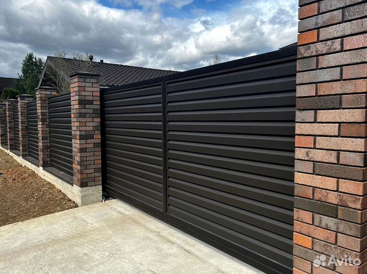 Забор жалюзи