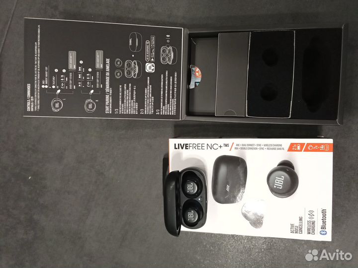 Беспроводные наушники JBL Live Free NC+ TWS Black