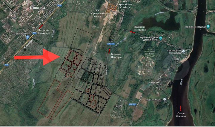 Участок 1,54 га (ИЖС)