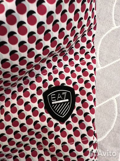 Горнолыжная куртка EA7 Ski Padded - Magenta pois