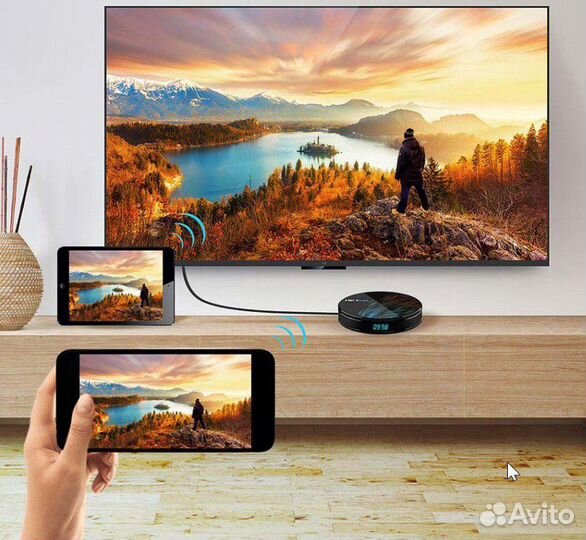 Смарт тв-приставка HK1 Max Android 9,0 4/32 Гб