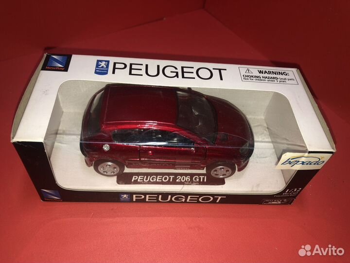 Модель автомобиля Peugeot 206 GTI
