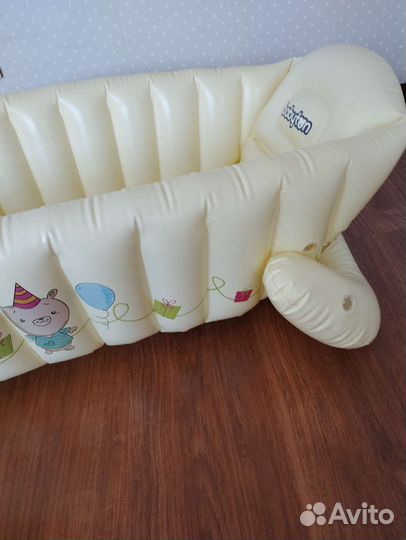 Надувная ванна и круг для купания, б/у