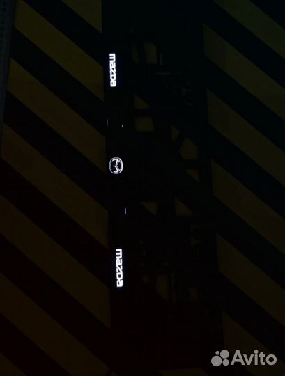 Рамка под номер с подсветкой надписи