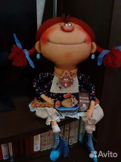 Текстильная интерьерная кукла