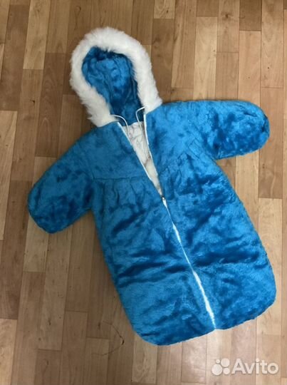 Конверт на выписку для мальчика зимний