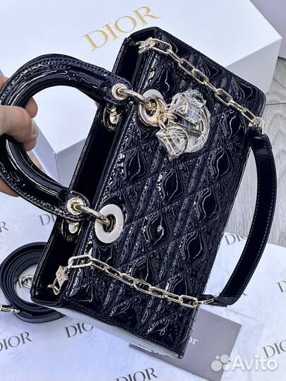 Сумка Lady Dior d-joy натуральная кожа