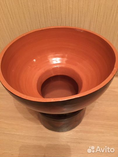 Кашпо-ваза напольное, керамика