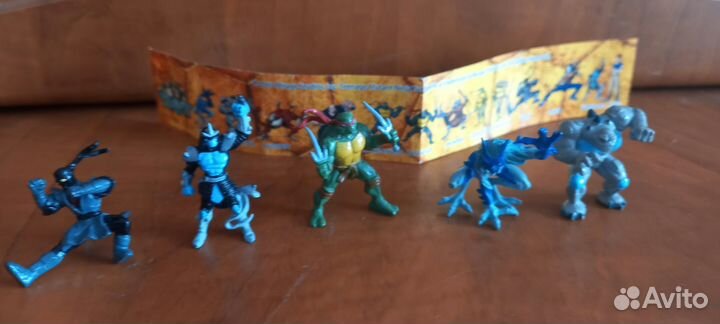 Киндер фигурки черепашки ниндзя