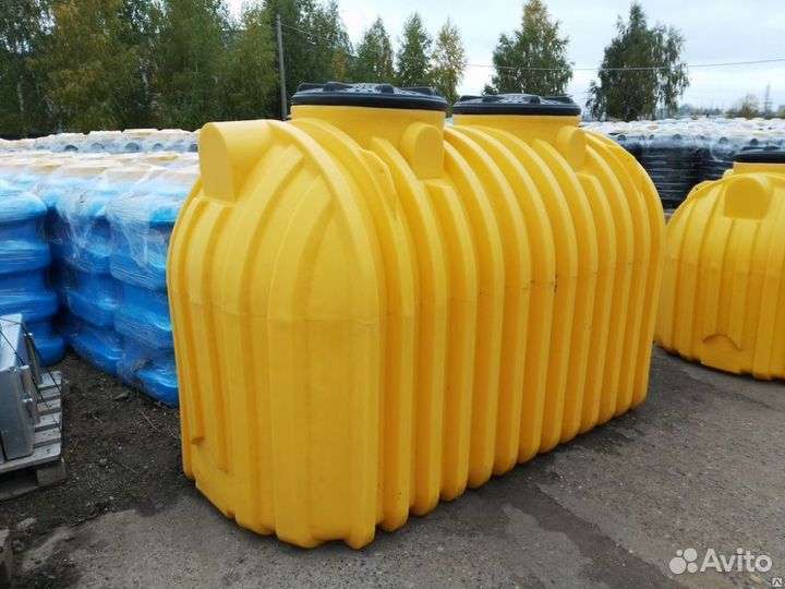 Резервуар подземный 3000 л пластиковый