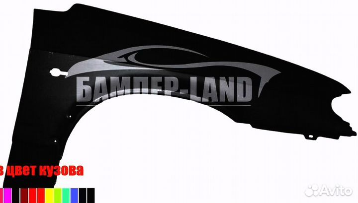 Крыло левое ваз 2114 Новый любой цвет