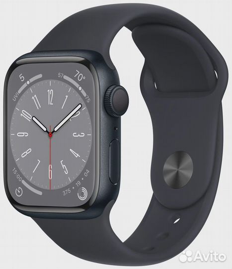 Apple Watch S8 45 mm Midnight (Чёрные)