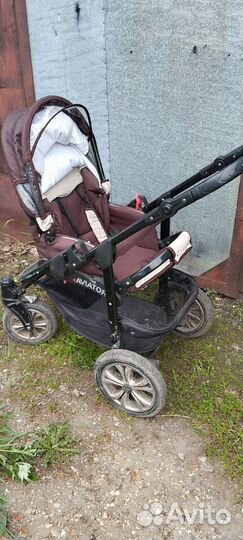 Прогулочная коляска 3 в 1 бу, есть автокресло