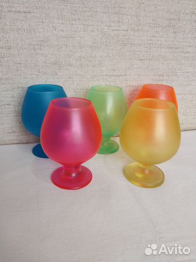 Фужеры цветные