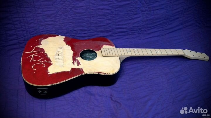 Звукоснимаиель Fishman и Гитара Лада