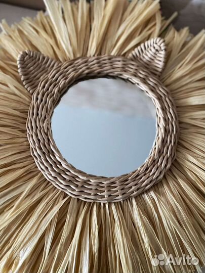 Зеркало с рафией в наличии