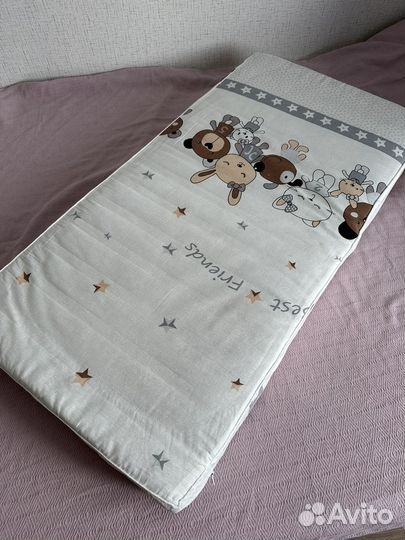 Матрас и наматрасник 120х60