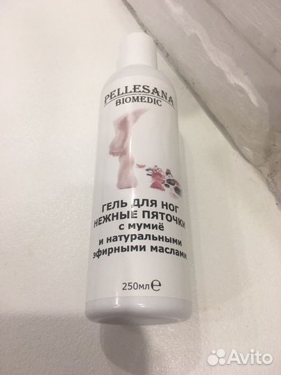 Pellesana. Гель для ног нежные пяточки с мумие и м