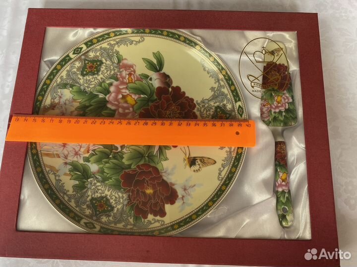 Тарелка для торта с лопаткой