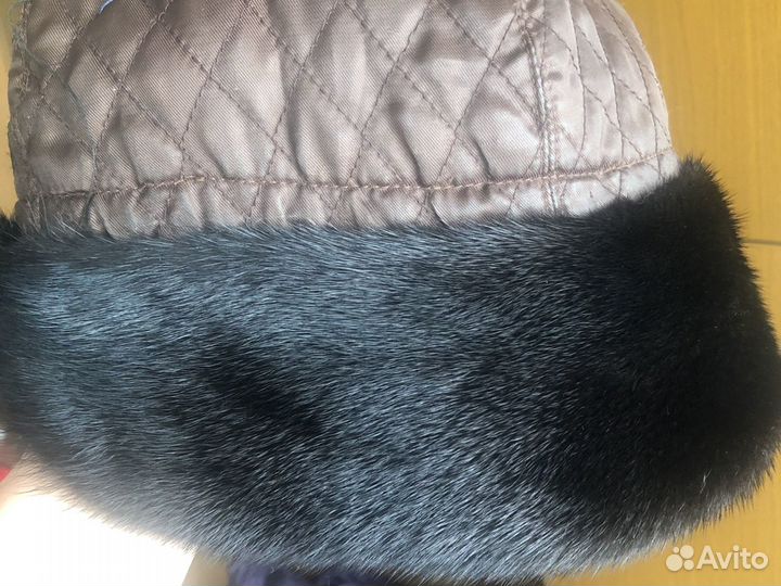 Шапка норковая женская