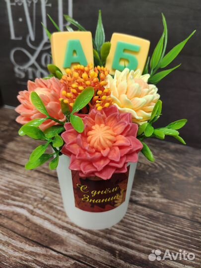 Букет из мыла ручной работы