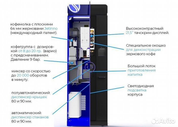 Напольный кофеавтомат Jetinno JL 300