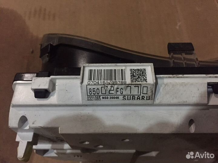 Щиток приборов Субару Импреза 2008г