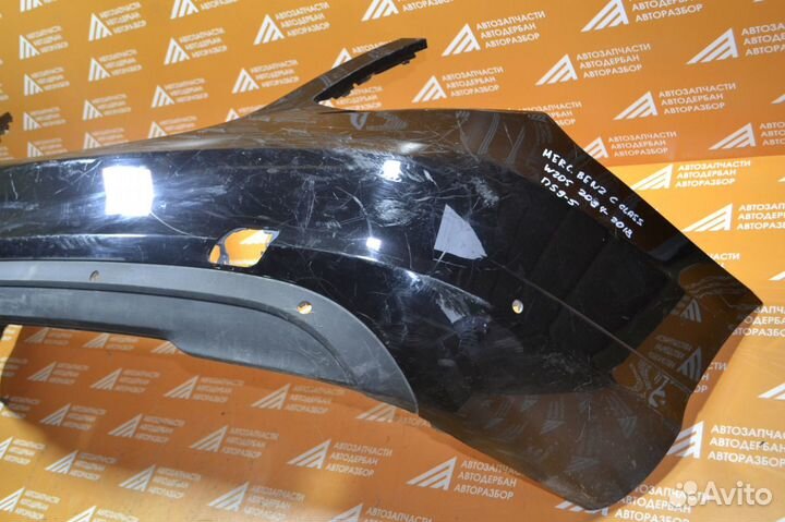 Бампер задний Mercedes-Benz C-Class W205 2014-2018
