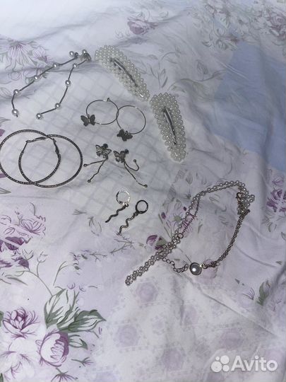 Сережки бижутерия